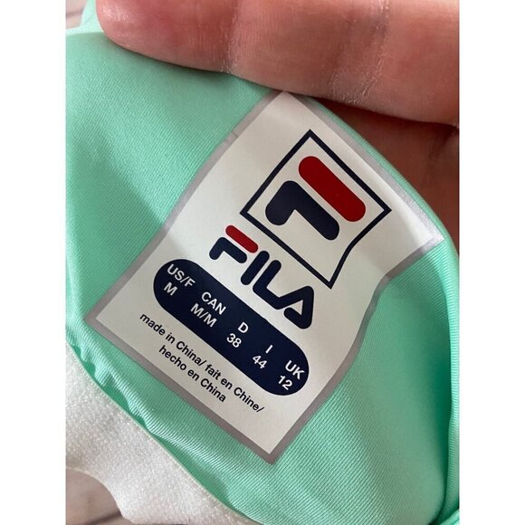 NWT Women's Fila Color Block Tankini Halter Top - Medium - Picture 11 of 12